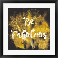 Glitter and Gold I Framed Print