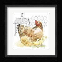 Fun at the Coop I Framed Print