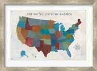 See the USA with Words Fine Art Print