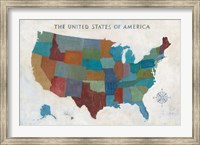 See the USA with Words Fine Art Print