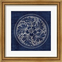 Rosette II Indigo Fine Art Print