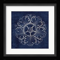 Rosette VI Indigo Fine Art Print