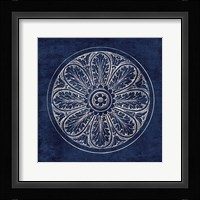 Rosette VIII Indigo Fine Art Print