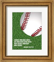 Baseball Quote Fine Art Print