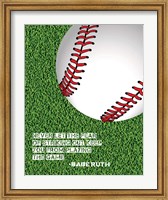 Baseball Quote Fine Art Print