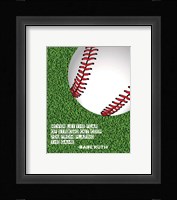 Baseball Quote Fine Art Print