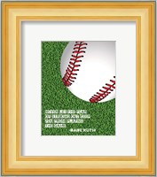 Baseball Quote Fine Art Print