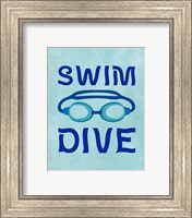 Swim Dive 1 Fine Art Print