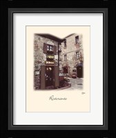Ristorante Framed Print