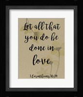 Divine Romance VI Framed Print