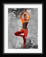 Yoga Pose I Framed Print