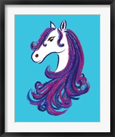 Horse - Blue Fine Art Print