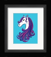 Horse - Blue Fine Art Print