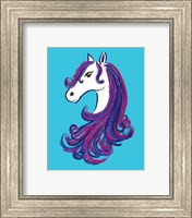 Horse - Blue Fine Art Print