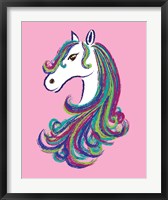 Horse - Pink Fine Art Print