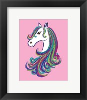 Horse - Pink Fine Art Print