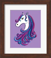 Horse - Purple Fine Art Print