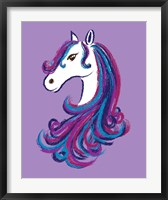Horse - Purple Fine Art Print