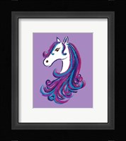 Horse - Purple Fine Art Print