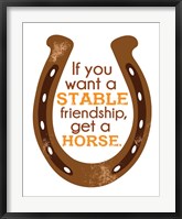 Horseshoe Quote 1 Fine Art Print