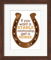 Horseshoe Quote 2 Fine Art Print