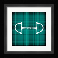 Horse Bit - Green Checkered Fine Art Print