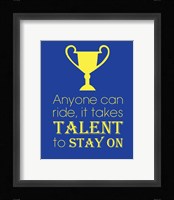 Anyone Can Ride - Blue Fine Art Print