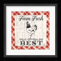 Farmers Market III Framed Print