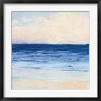 True Blue Ocean I Framed Print