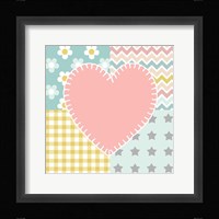 Baby Quilt I Framed Print