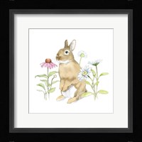 Wildflower Bunnies IV Framed Print