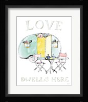 Girlfriends Cabin III Framed Print