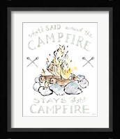 Girlfriends Cabin IV Framed Print