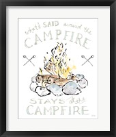 Girlfriends Cabin IV Framed Print