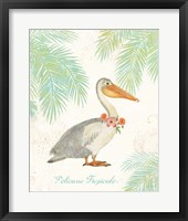 Flamingo Tropicale I Framed Print