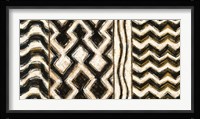 Black and Gold Geometric VII Framed Print