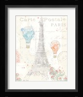Lighthearted in Paris III Framed Print