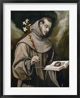 Saint Anthony of Padua, 1577-79 Fine Art Print