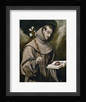 Saint Anthony of Padua, 1577-79 Fine Art Print