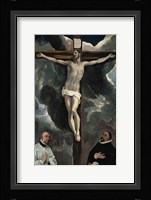 Crucifixion with Two Donors Fine Art Print