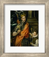 Saint Louis, King of France, and a Pageboy Fine Art Print
