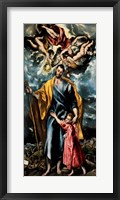 Saint Joseph and the Christ Child Fine Art Print