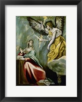 The Annunciation c. 1600 Fine Art Print