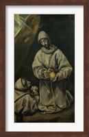 Saint Francis in Meditation Fine Art Print
