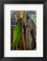 Saint Andrew and Saint Francis Fine Art Print