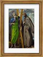 Saint Andrew and Saint Francis Fine Art Print
