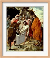 The Entombment of Christ Fine Art Print