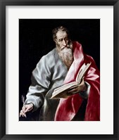 Apostle Saint Matthew, 1602-05 Fine Art Print