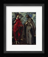Saints John and Francis of Assisi c. 1600 Fine Art Print