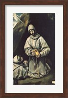 Saint Francis of Assisi 1600 Fine Art Print